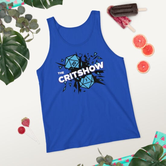 Critshow logo unisex tank
